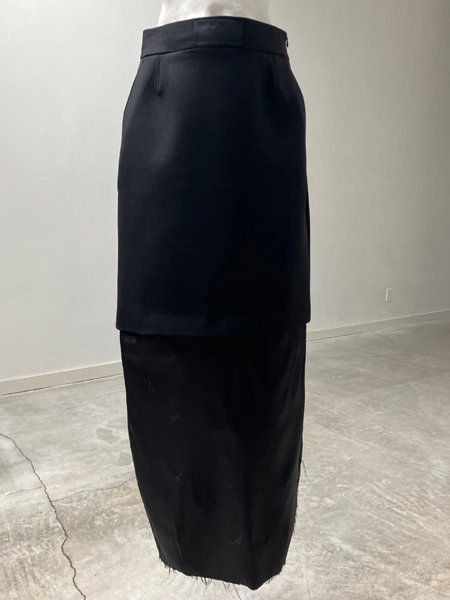 VETEMENTS 25AW Deconstructed maxi skirt