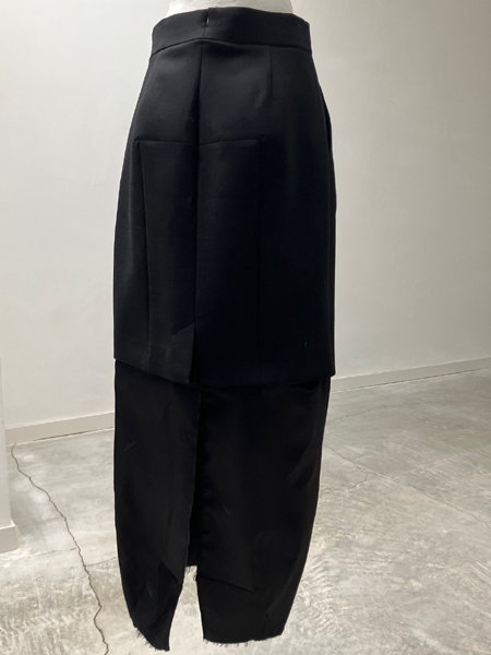 VETEMENTS 25AW Deconstructed maxi skirt